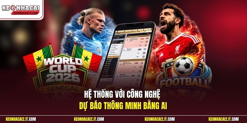 Hệ thống với công nghệ dự báo thông minh bằng AI