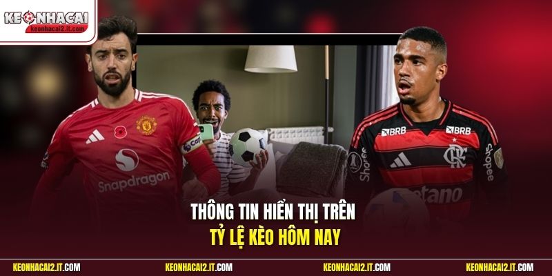 Thông tin hiển thị trên tỷ lệ kèo hôm nay